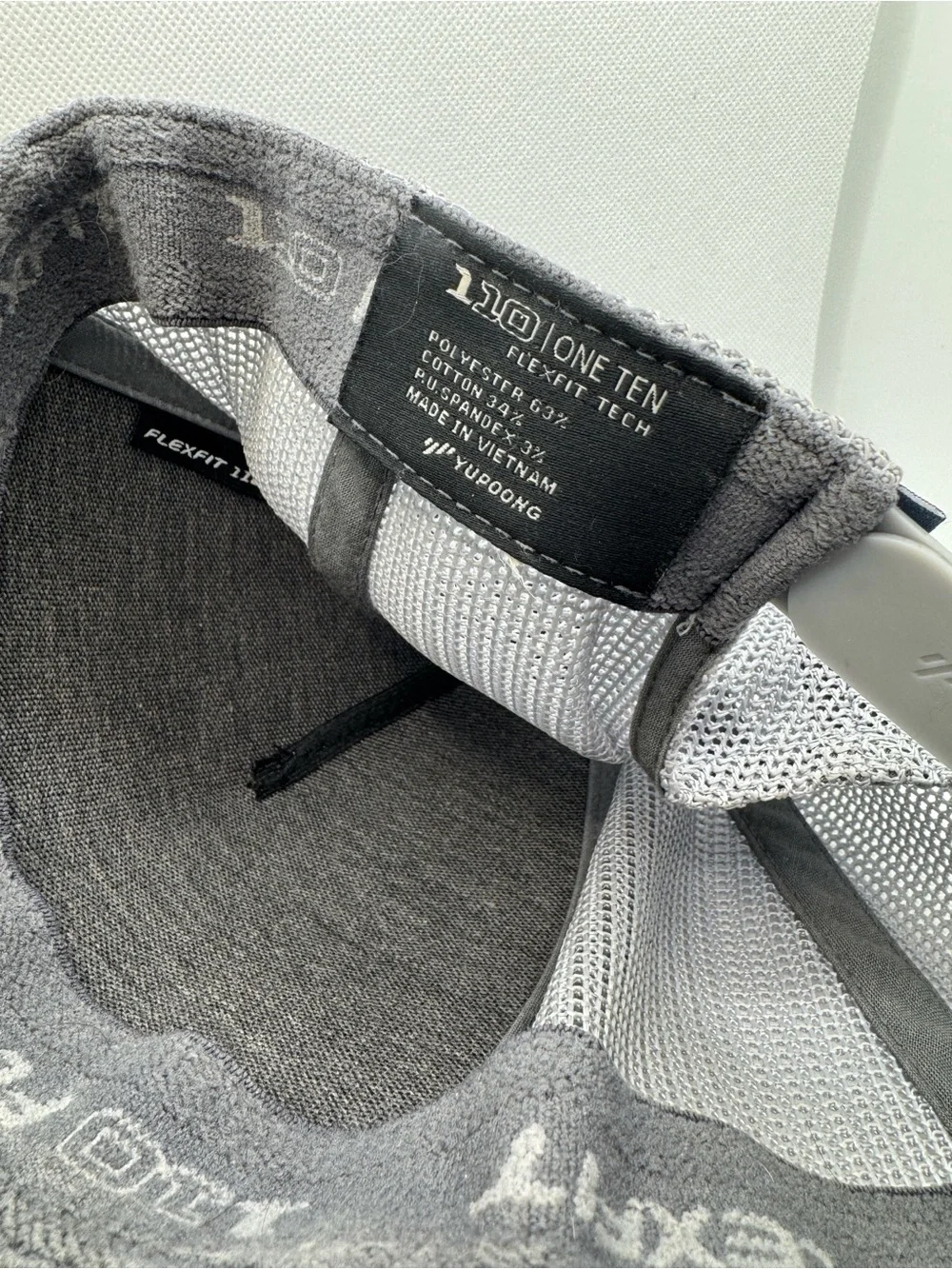 Travis Mathew Grey Flexfit 110 Mesh Snapback Adjustable Hat Yupoong